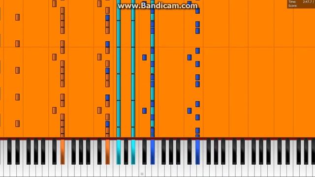 [Piano from Above]Bad Apple!! смотреть онлайн