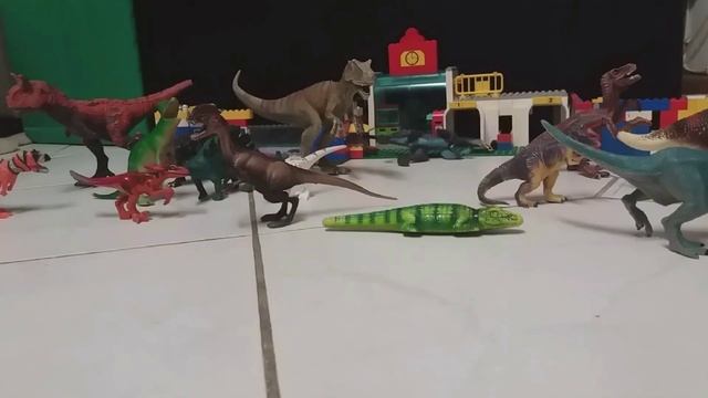 атака динозавров