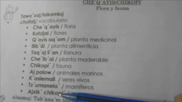 Kaqchikel, Quinto primaria. Tema 3 y 4: Flora y fauna/Frases utilizadas por el maestro. смотреть онлайн