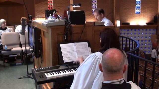 Organ & Piano Duet - "God of Our Fathers" - Alena Michel & Stephen Brittain смотреть онлайн