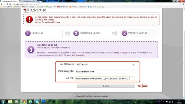 TelexFREE Размещение объявлений Способ 1 смотреть онлайн