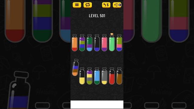 Soda Sort Puzzle - level 501 смотреть онлайн