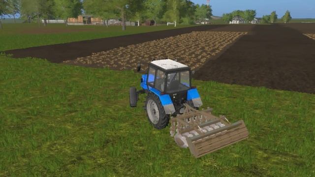 Задискував поле у farming simulator 2017! Карта Курай! (мтз 80 + мтз 892) смотреть онлайн