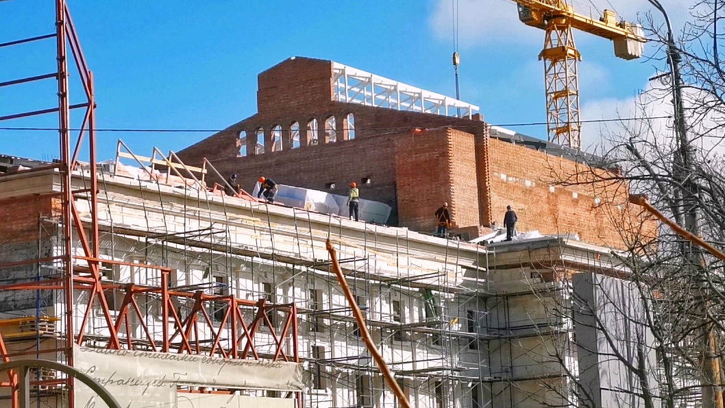 МАРИУПОЛЬ Строительство Драмтеатра сегодня Восстановление и Жизнь города смотреть онлайн