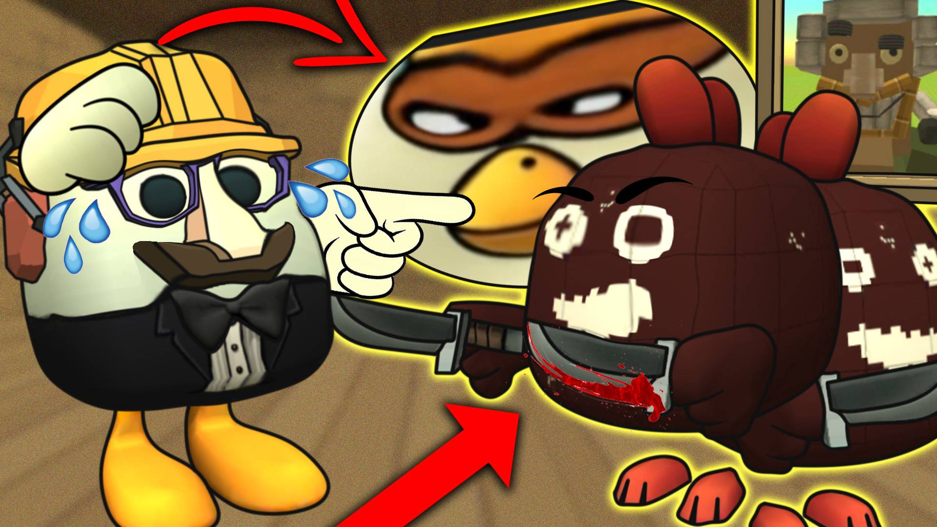 Смешные моменты обновления 4.5.0 в чикен ган! Chicken gun funny moments compilation №3 смотреть онлайн