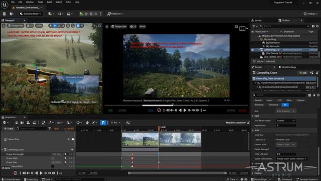 Camera Rig Rail and Crane in Cutscenes | Unreal Engine 5 Sequencer Cinametic Tutorial смотреть онлайн