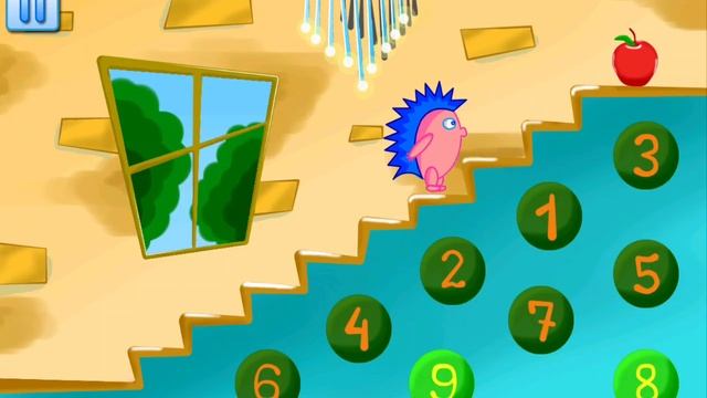 Давай посчитаем сколько ступенек. Игры. Развивающие игры для детей. Мультики. Учим цифры. смотреть онлайн