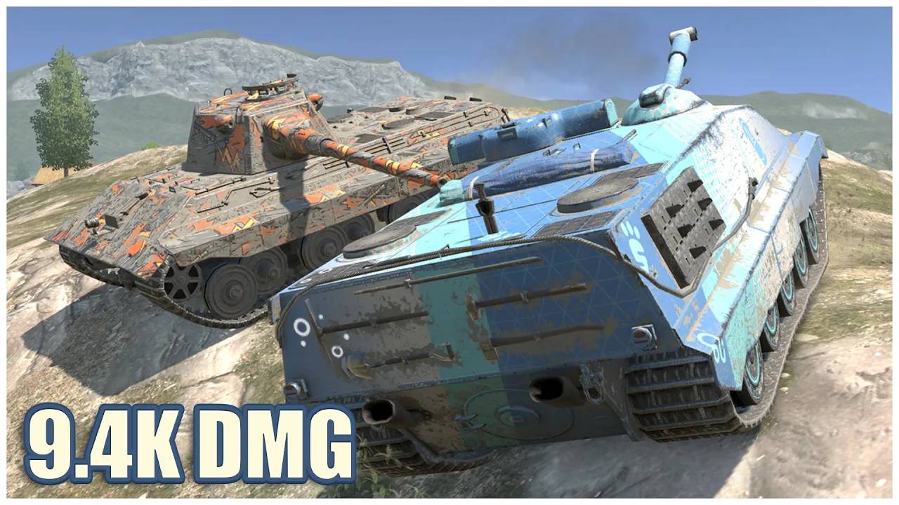 E 50 Ausf. M  9.4К УРОНА 6 ФРАГОВ  Tanks Blitz