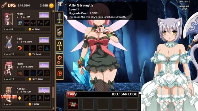 Sakura Clicker - часть - 1 смотреть онлайн