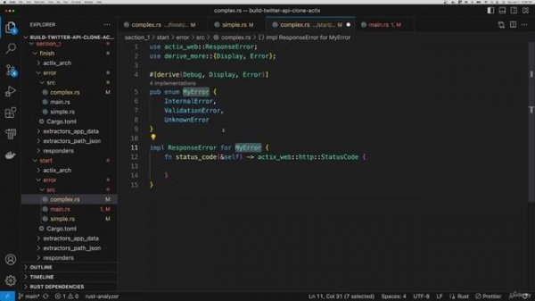 Udemy - Learn Rust Actix Web and SqlX