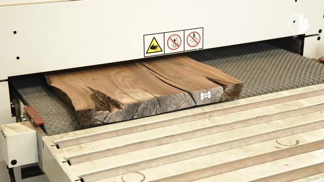 Woodyard Services: Machining an Elm slab on the SCM planer sander смотреть онлайн