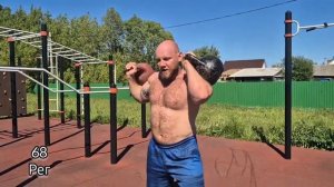 кроссфит с гирями. комплекс для борьбы.