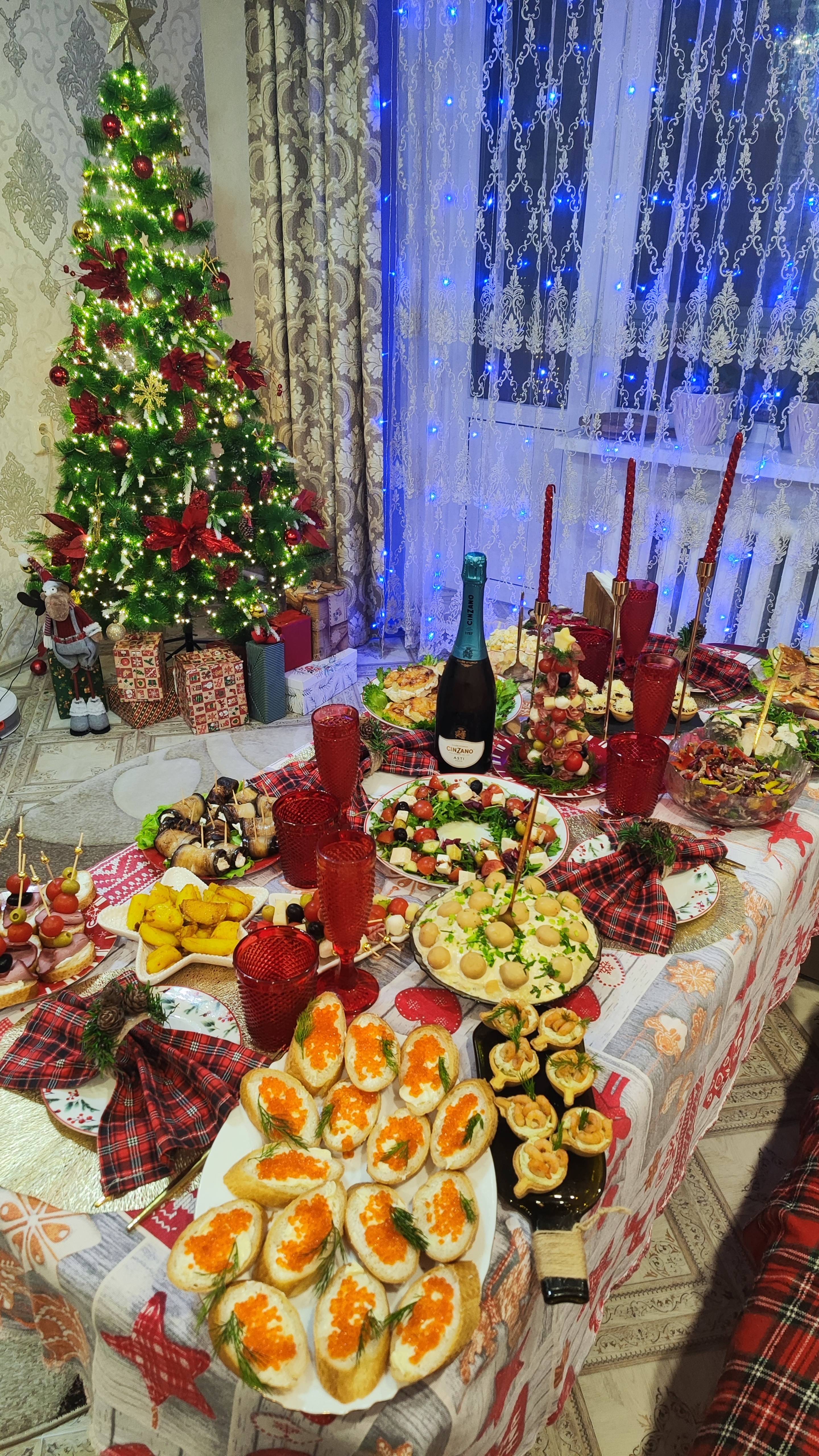 Новогодный стол 2025 г.