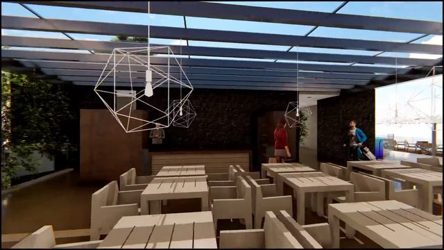 Architectural Visualization for INTERVENTION in EXISTING HOTEL, Praia, Santiago Island, Cape Verde смотреть онлайн