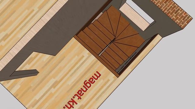 Эскиз лестницы под зашивку. смотреть онлайн