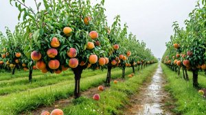 Колоновидные персики для интенсивного садоводства в России | Small Gardens