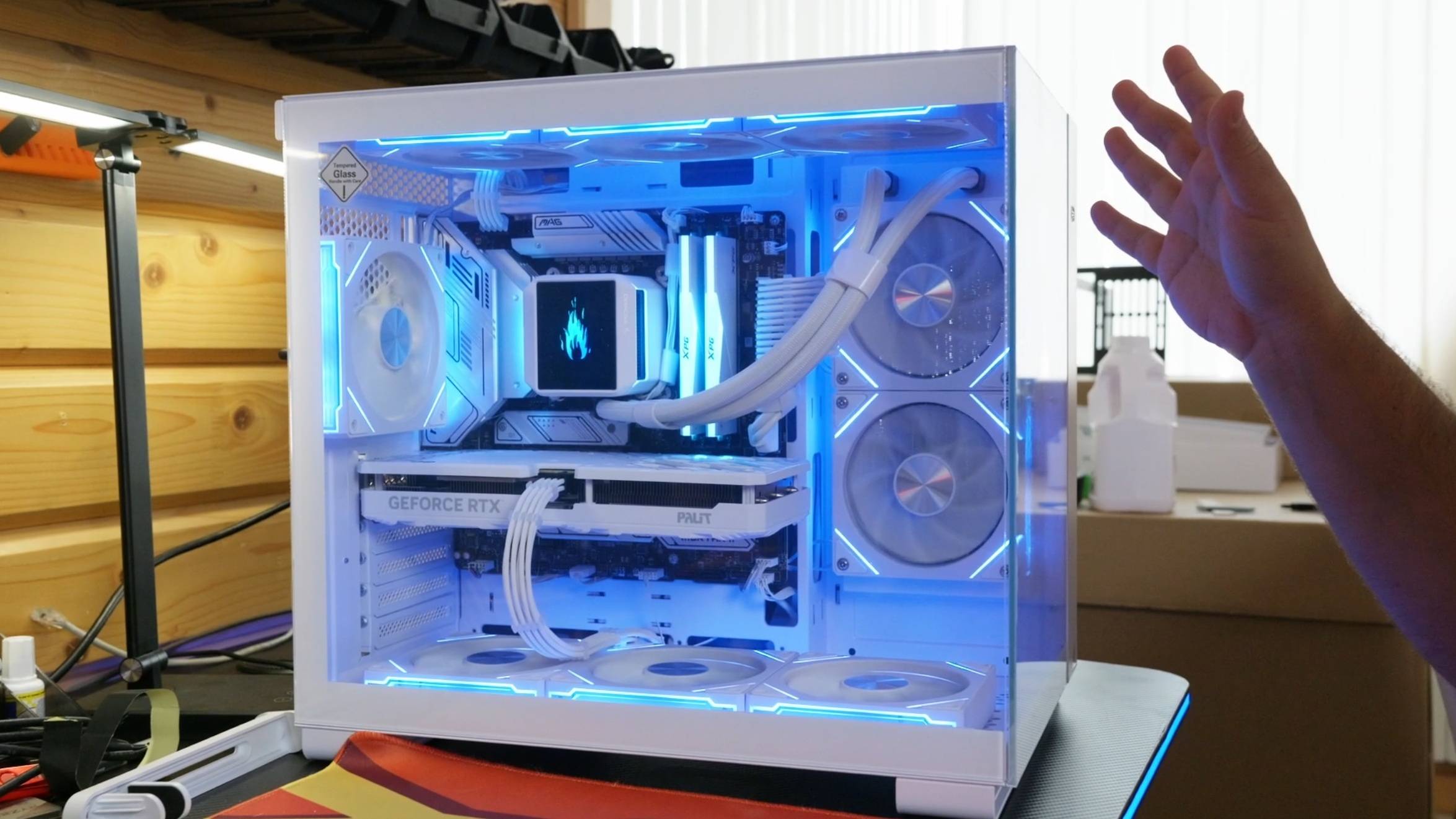 Красивая белая сборка ПК от Никиты HappyPC! смотреть онлайн