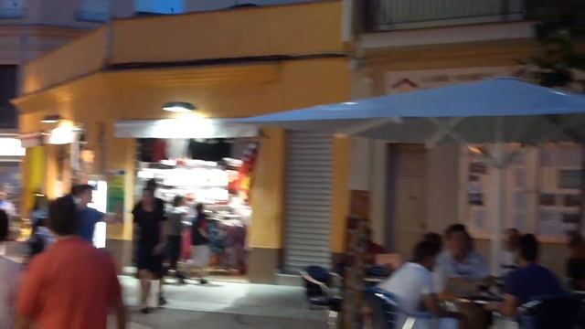 Calella Espanya Калея Испания - улица . HD смотреть онлайн