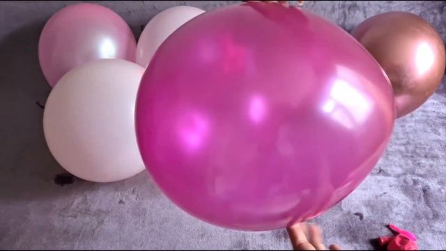 50 Shades Of Pink Balloons. Все оттенки розовых шаров. смотреть онлайн