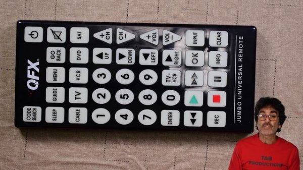 Setup And Program This JUMBO Universal Remote To Your Devices [Huge Remote]
