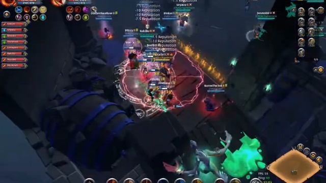 Albion Online pvp Monster Clap 9 vs 13 - bear paws смотреть онлайн