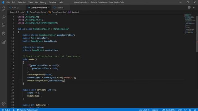 Tutorial Unity | Jogo de Plataforma | Passando de Fase - Aula 10/11 смотреть онлайн