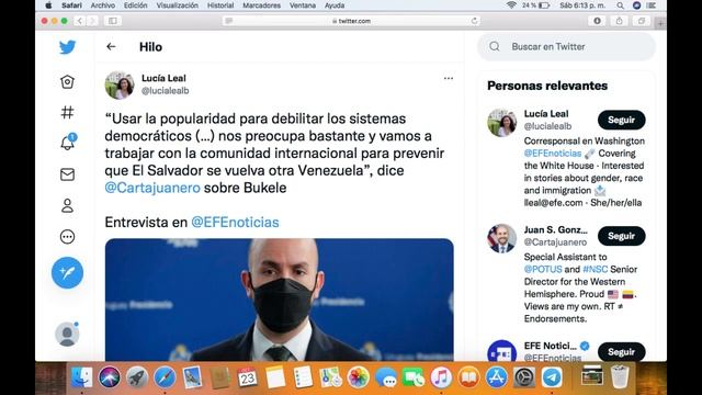 BUKELE SE PELEA CON ASESOR DE BIDEN JUAN GONZALES смотреть онлайн
