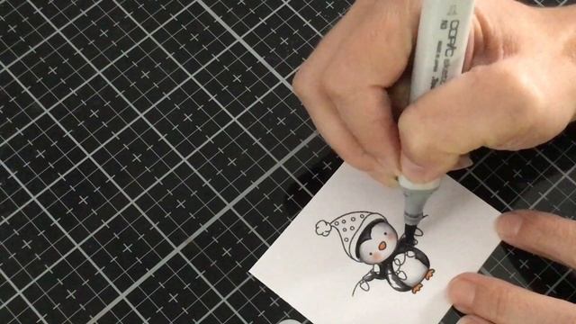 Coloring a Penguin Video Tutorial for Neat and Tangled смотреть онлайн