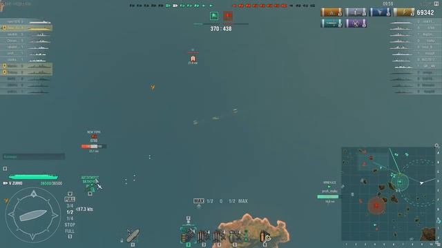 |World of Warships| ZUIHO учусь играть на авике! смотреть онлайн