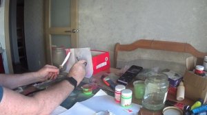 Фольгирование,покраска воблера (Расколбас).