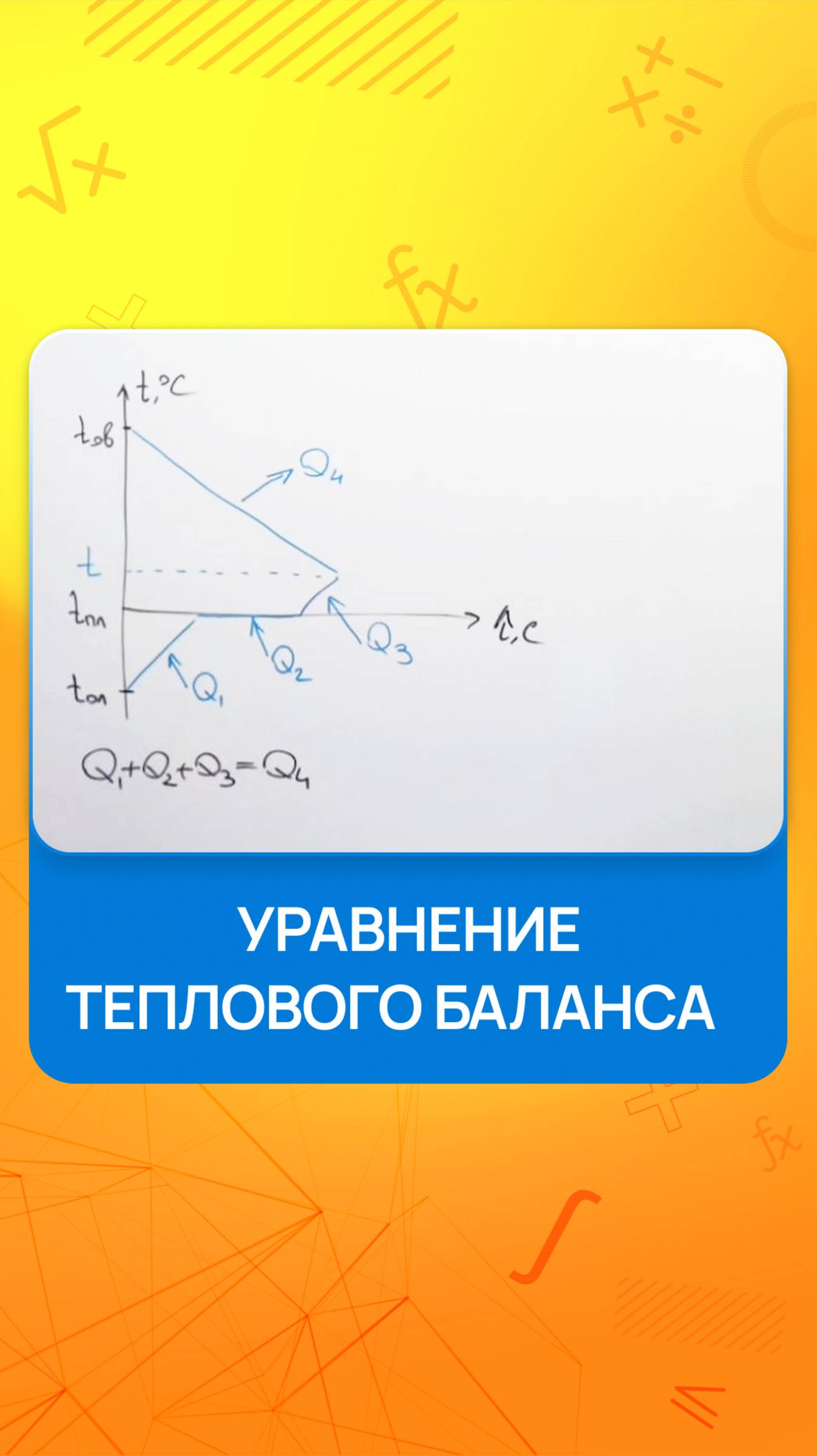Уравнение теплового баланса смотреть онлайн