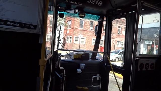 NJT NABI 40-SFW #5218 on the 156 to Englewood Cliffs via Park Avenue (Inside) in HD смотреть онлайн