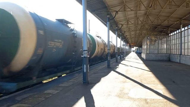 Движение поездов на станции Царское Село. смотреть онлайн