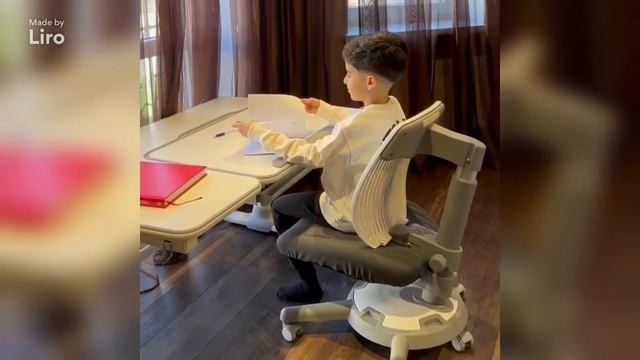 Отзыв на растущую парту и стул/ Стол для школьника/ Растущий стул/ Растущая парта смотреть онлайн