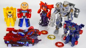 Автоботы и Дикие Скричеры напали на базу десептиконов Трансформеров.