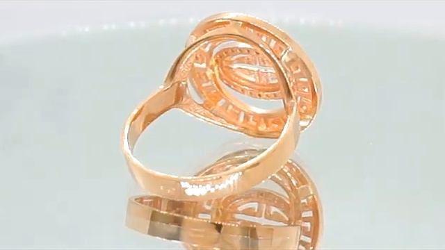 Обзор женское золотое кольцо Афина смотреть онлайн