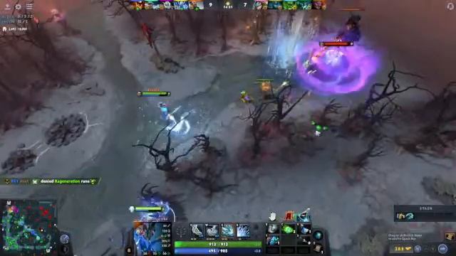 Hard Support with Ancient Apparition - Dota 2 Gameplay смотреть онлайн