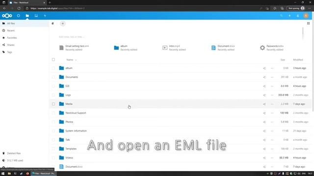 How to use EML Viewer app in Nextcloud смотреть онлайн