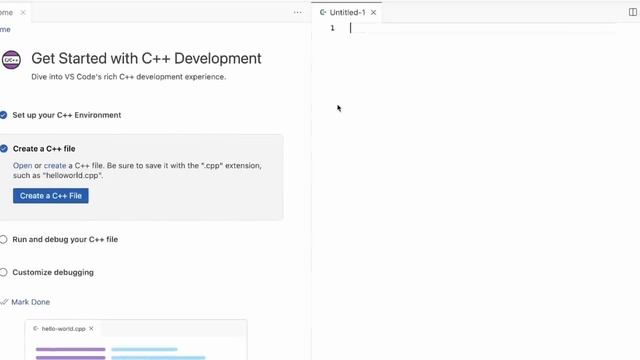 Использование C ++ ( в GNU / Linux , GNU / Hurd, Mac OS, Unix , *BSD, Solaris ) в VS Code смотреть онлайн