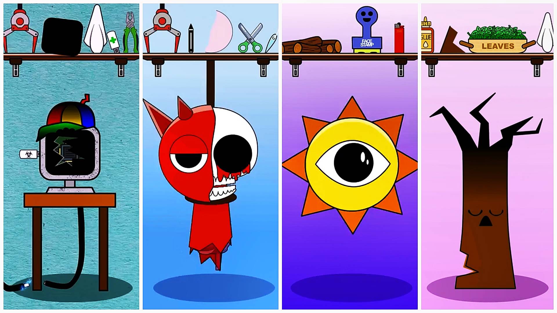 Спрунки инкредибох - 4  Новых 2Д Анимация!