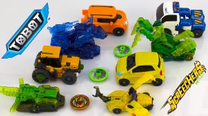 Дикие Скричеры и Тоботы против Скричеров Трансформеров. Видео с игрушками для детей.