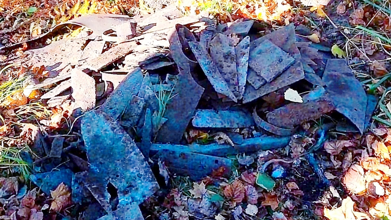 Жена рулит!!!Нашла старый конный двор или гараж и набрала большую кучу металла!!! смотреть онлайн