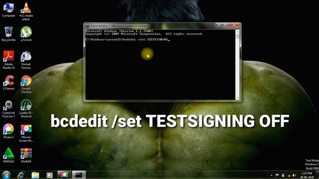 Remove/Delete Test Mode Windows 7 Tamil смотреть онлайн