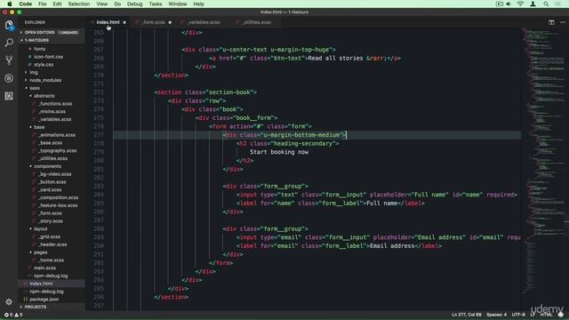 5 - 17. Building the Booking Section - Part 2 смотреть онлайн