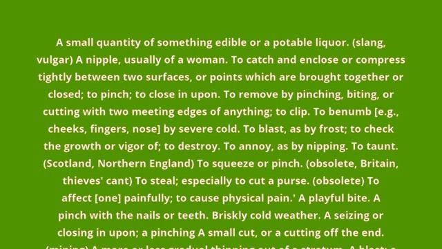 what is the meaning of nip смотреть онлайн