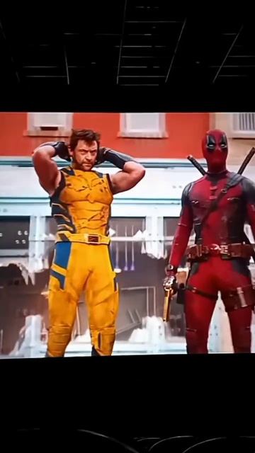 Wolverine suit of scene in Deadpool and the Wolverine movies.. смотреть онлайн