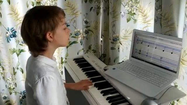 Vanya. "Маки" по нотам левой рукой с сольфеджированием смотреть онлайн