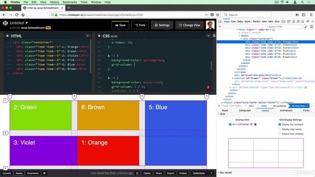 8 - 7. Spanning Grid Items смотреть онлайн