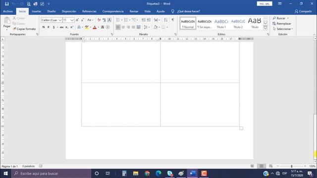 Como crear etiquetas en Word смотреть онлайн