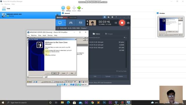 SETTING DNS menggunakan WINDOWS SERVER 2003 | virtual box смотреть онлайн